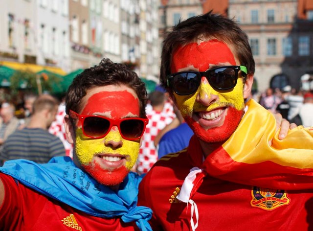 Aficionados al futbol